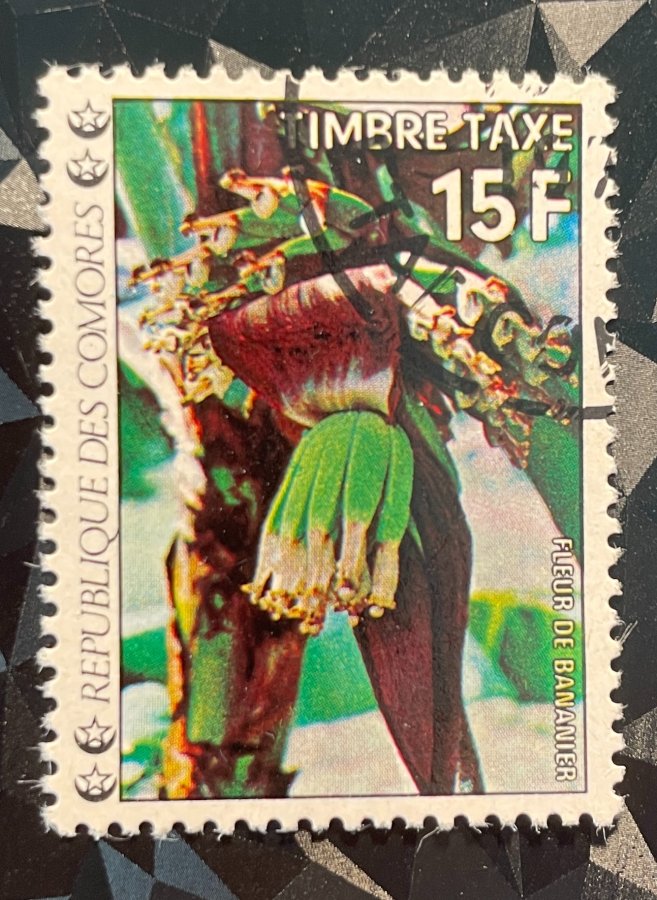 Timbre-taxe de la série Flore et faune au type Fleur de bananier