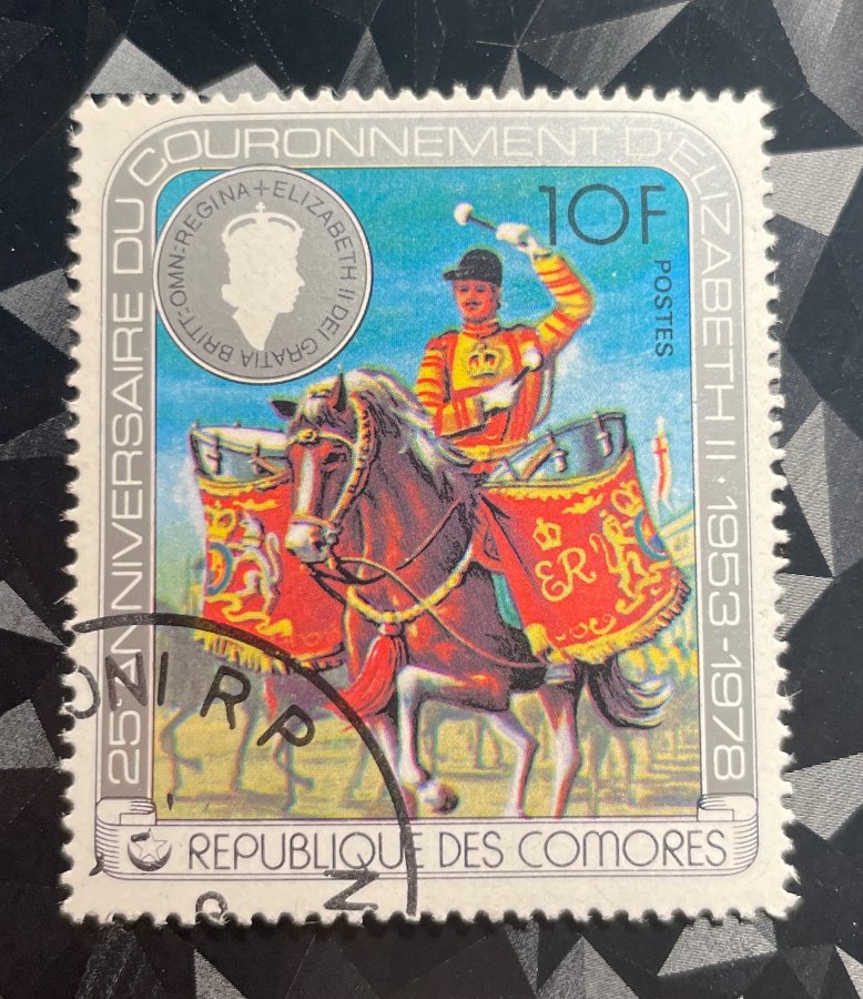 Série commémorative du 25e anniversaire du couronnement d'Elizabeth II – Le Tambour-Major à cheval
