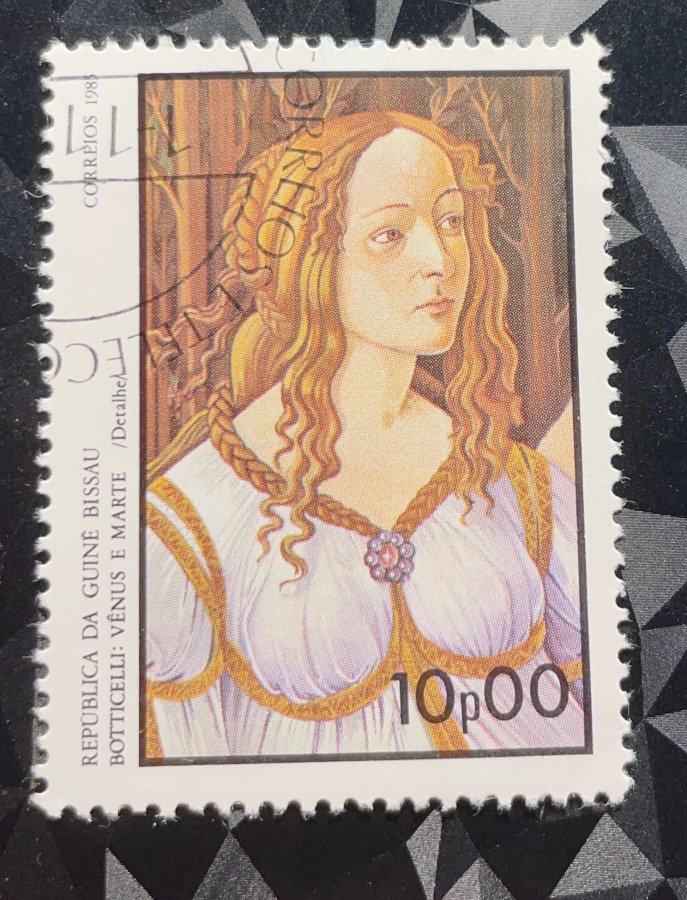 Exposition Philatélique Internationale « Italy 85 » — Peintures de Sandro Botticelli : Détail de Vénus et Mars